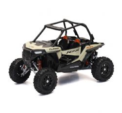 NEW-RAY - CÔTE-À-CÔTE POLARIS RZR XP 1000 1:18 SABLE